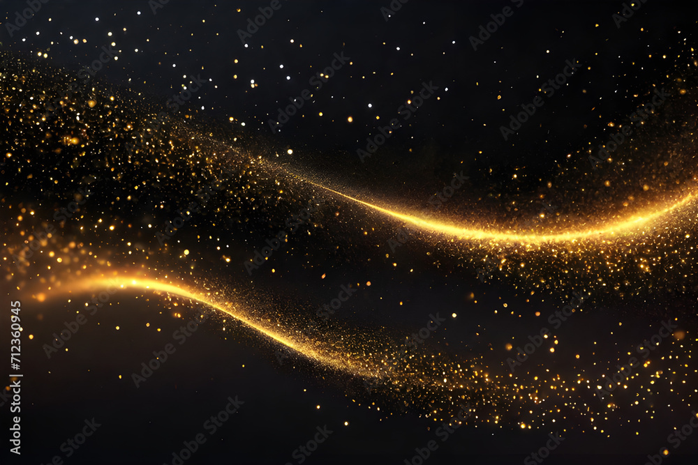 Black glow particle Black glow particle