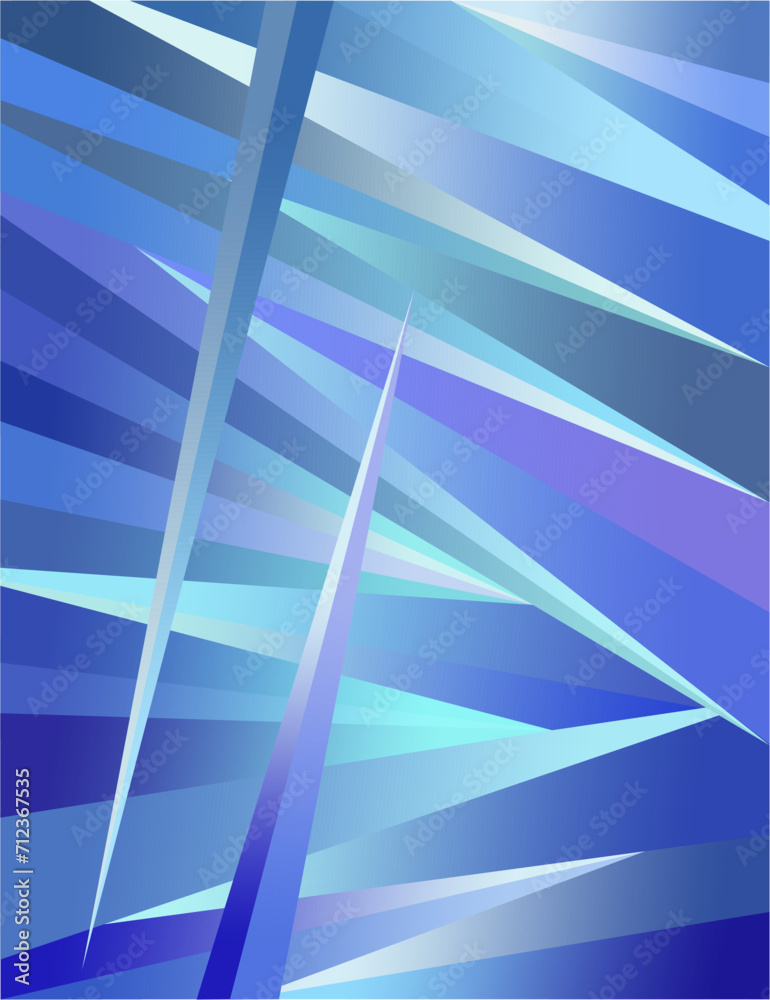 Fototapeta premium vector composition of lines and colors of shades of blue