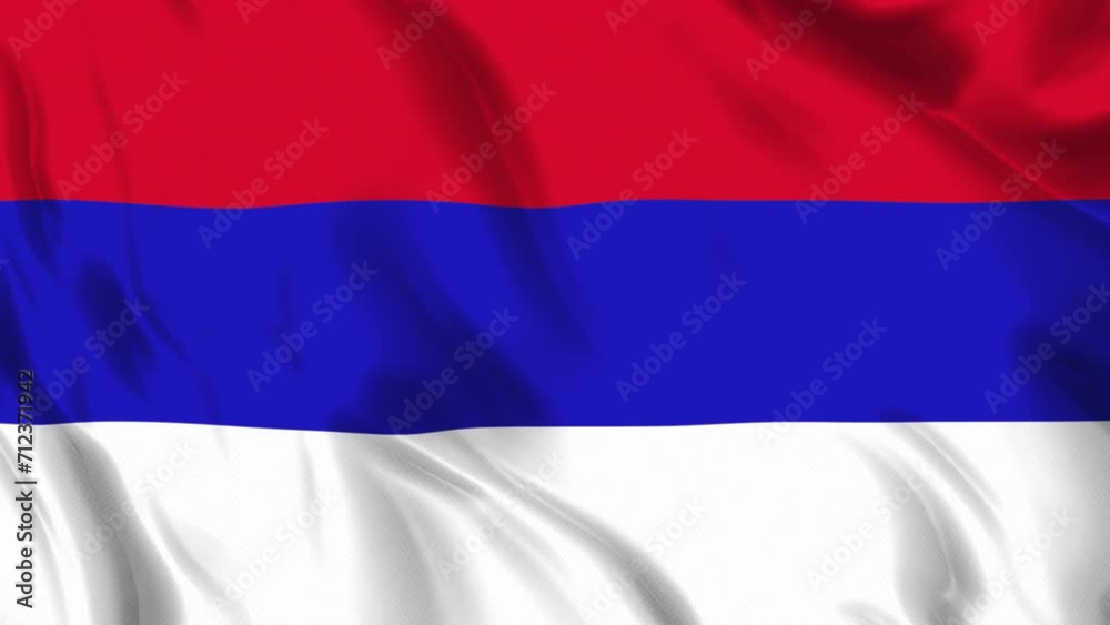 Republika Srpska Flag Waving Loop Republika Srpska Flag Waving Loop
