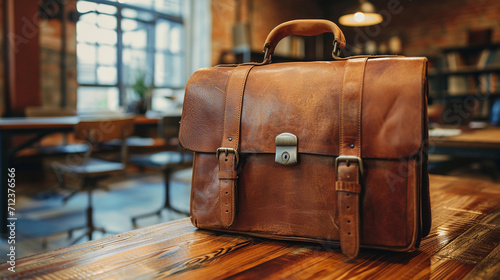 Leather Briefcase Businessman © imagineRbc