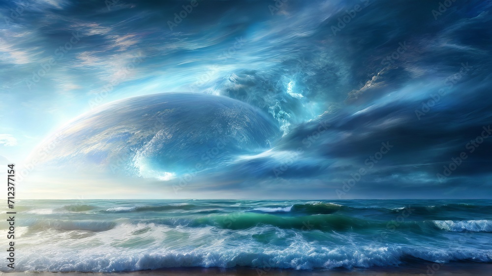 Celestial Drama: Rapid Encounter with a Turbulent Vortex as a Planet Approaches. Celestial Drama: Rapid Encounter with a Turbulent Vortex as a Planet Approaches.