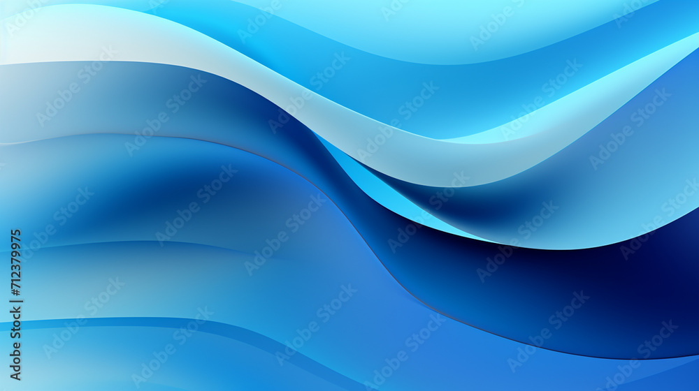 Blue wave water background wallpaper , generate Ai