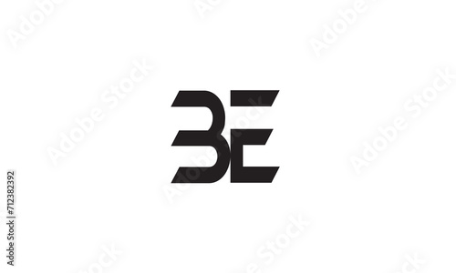 BE, EB, E, B Abstract Letters Logo Monogram © saba