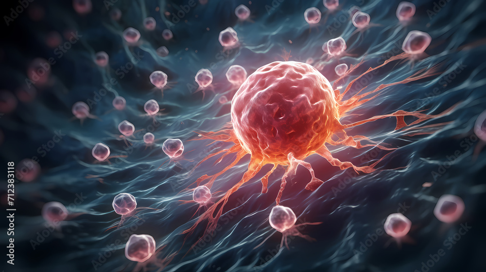 Nervous system, central nervous cells of the brain, neuroscience background Nervous system, central nervous cells of the brain, neuroscience background