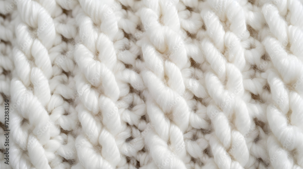 macro shot of a white knitted cosy sweater texture macro shot of a white knitted cosy sweater texture