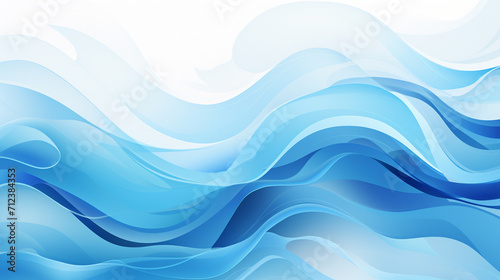 Blue wave background wallpaper blue water , Generate AI