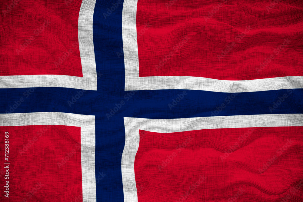 Fototapeta premium National flag of Norway. Background with flag of Norway