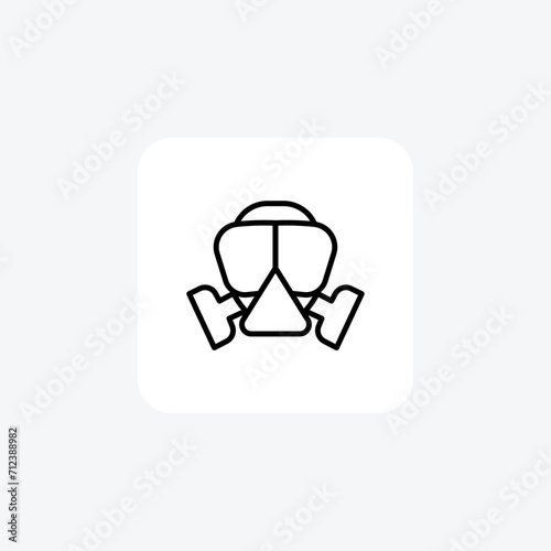 Ear Protection black outline icon , vector, pixel perfect, illustrator file