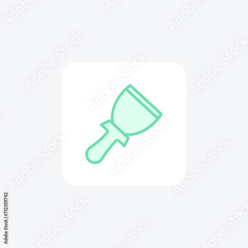 Putty Knife color outline icon , vector, pixel perfect, illustrator file