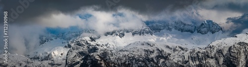 Snow on Mount Canin and Montasio. Spring snow © Nicola Simeoni