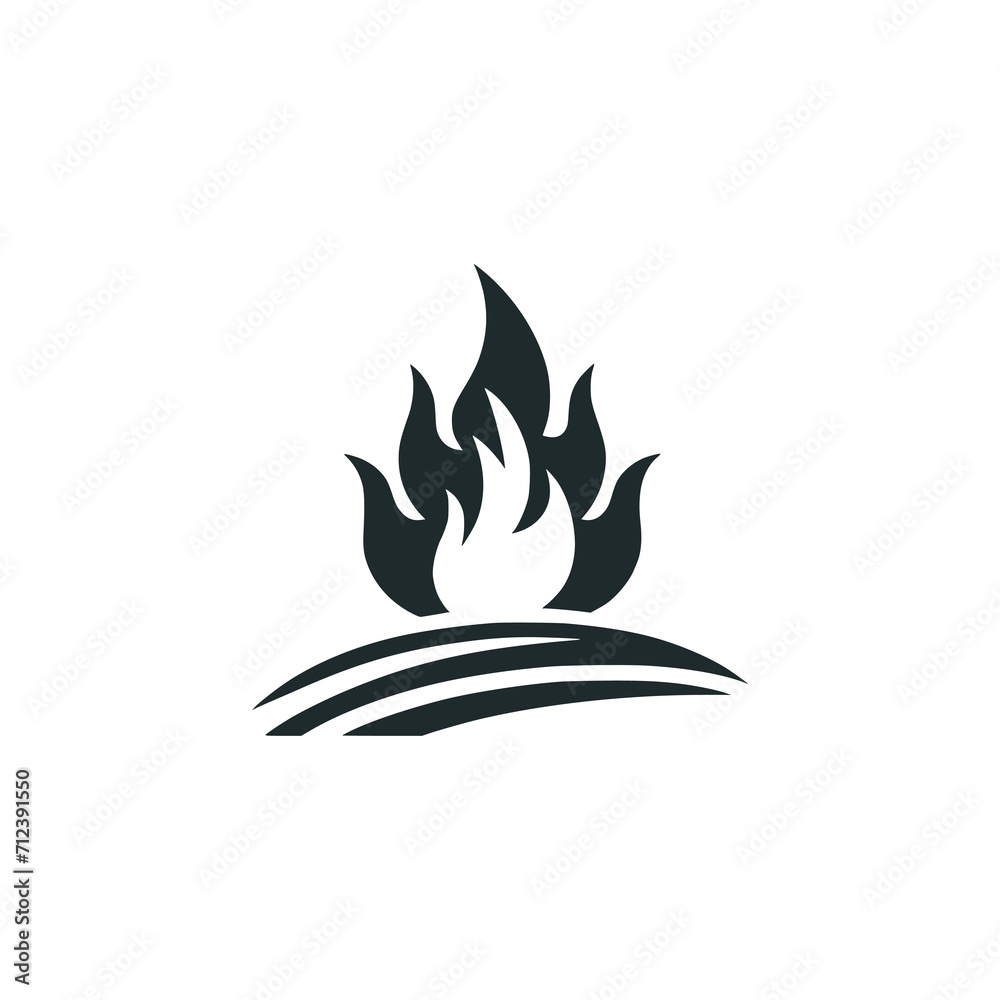fire flame logo vector illustration template design fire flame logo vector illustration template design