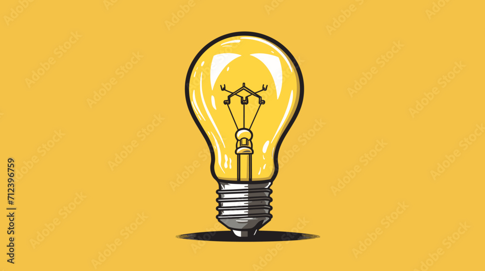 Lightbulb with a graduation cap symbolizing bright ideas and academic success .simple isolated line styled vector illustration Lightbulb with a graduation cap symbolizing bright ideas and academic success .simple isolated line styled vector illustration