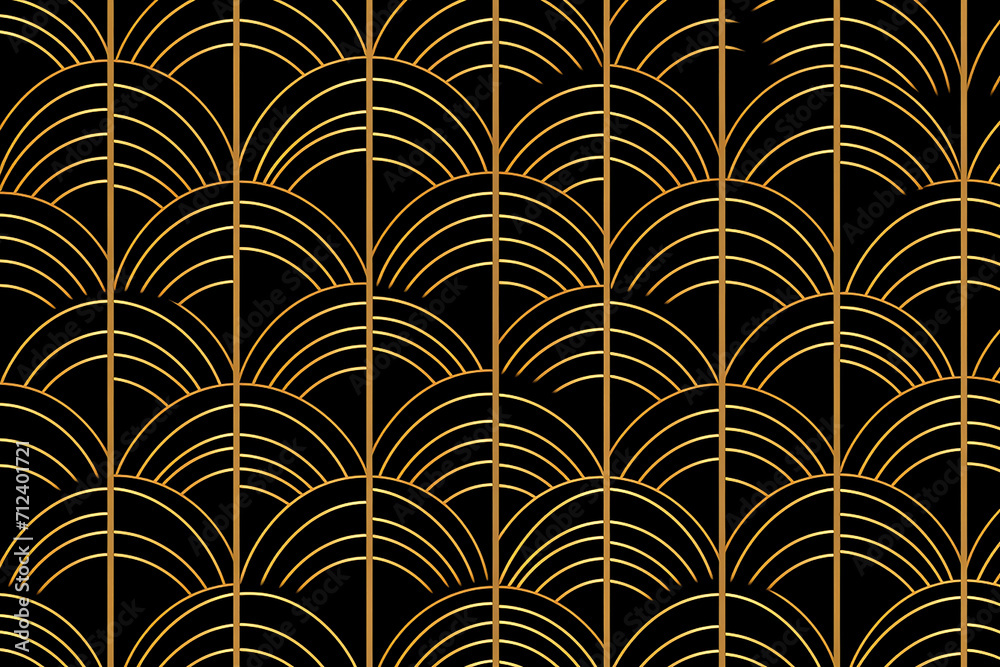 Gradient art deco pattern design Gradient art deco pattern design