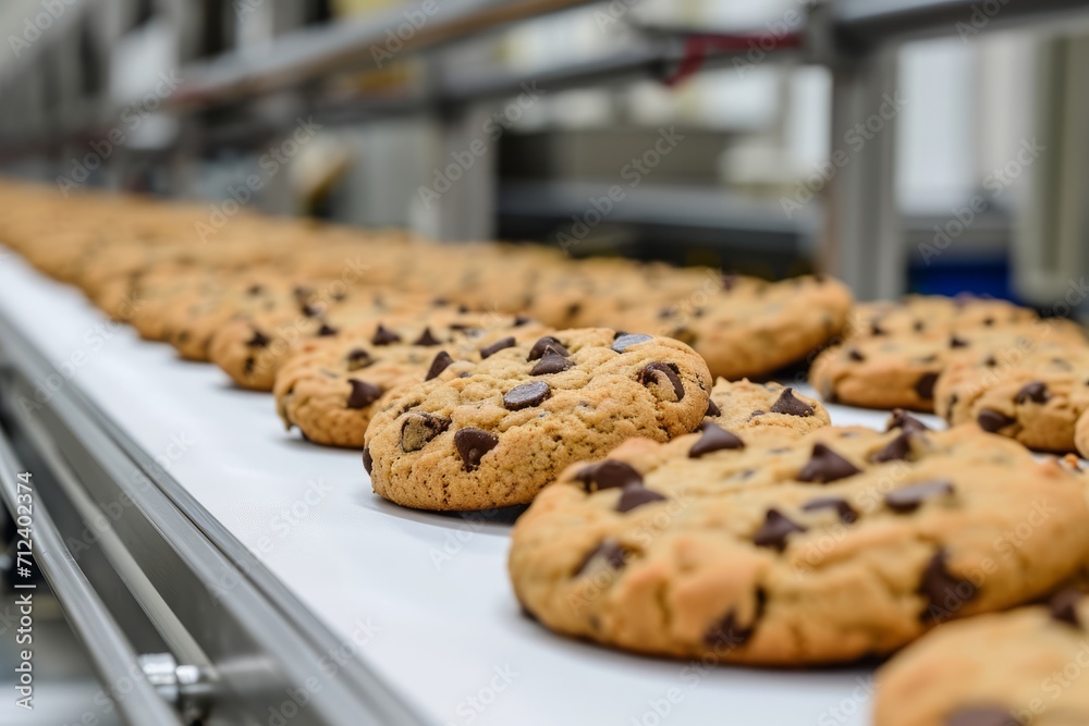 Producing cookies in the food industry