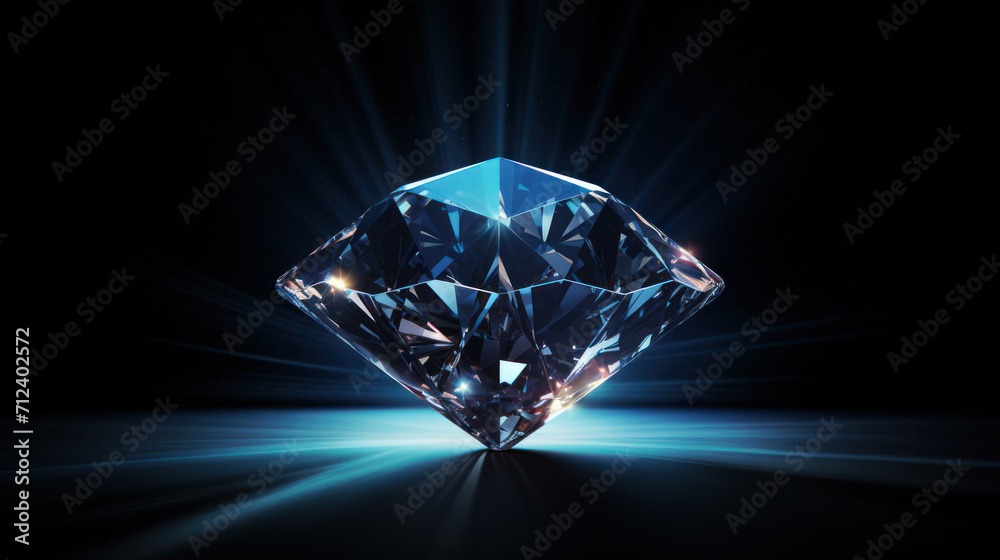 Rich Dimond Reflection With Black Background Rich Dimond Reflection With Black Background