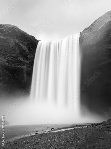 Skogafoss Black&White