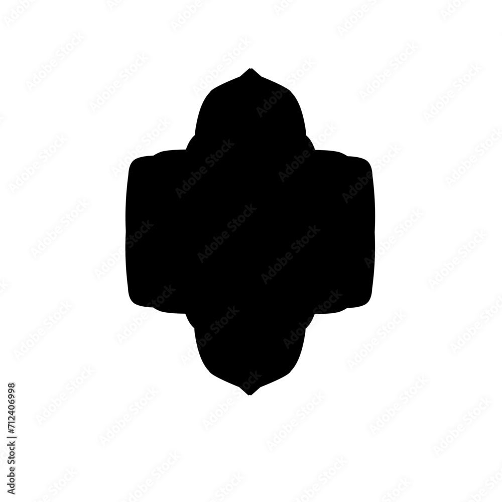 Ramadan kareem Islamic arabesque silhouette 