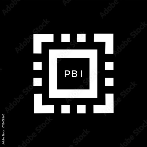 PBI Letter logo design template vector. PBI Business abstract connection vector logo. PBI icon circle logotype. 