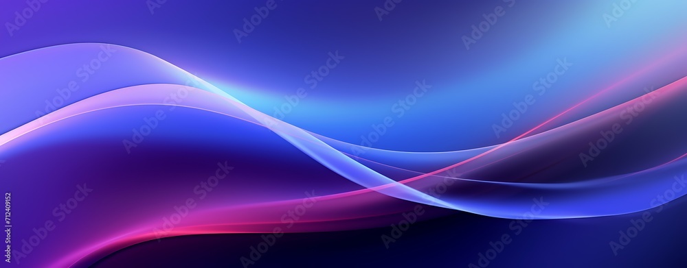 Fototapeta premium Neon Waves Background