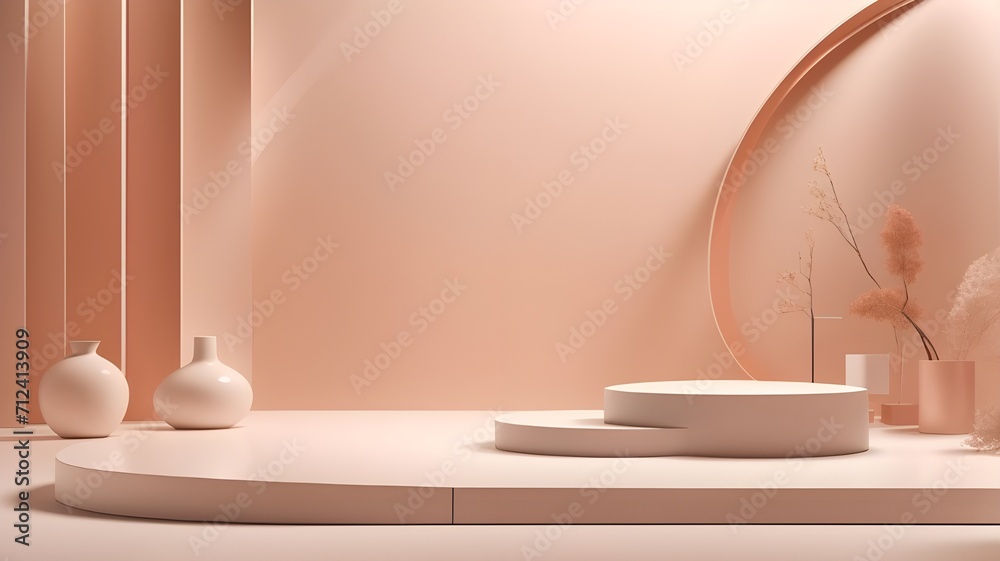 A Light Background Setting for a Prominent Podium. A Light Background Setting for a Prominent Podium.