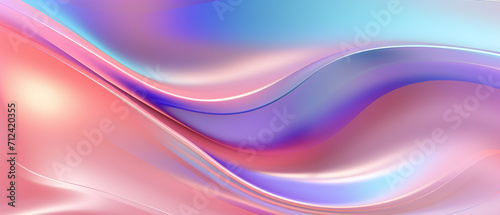 Abstract holographic background, iridescent liquid gradient.