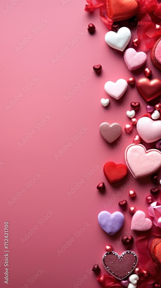 Valentine's day. Romance background Valentine's day. Romance background