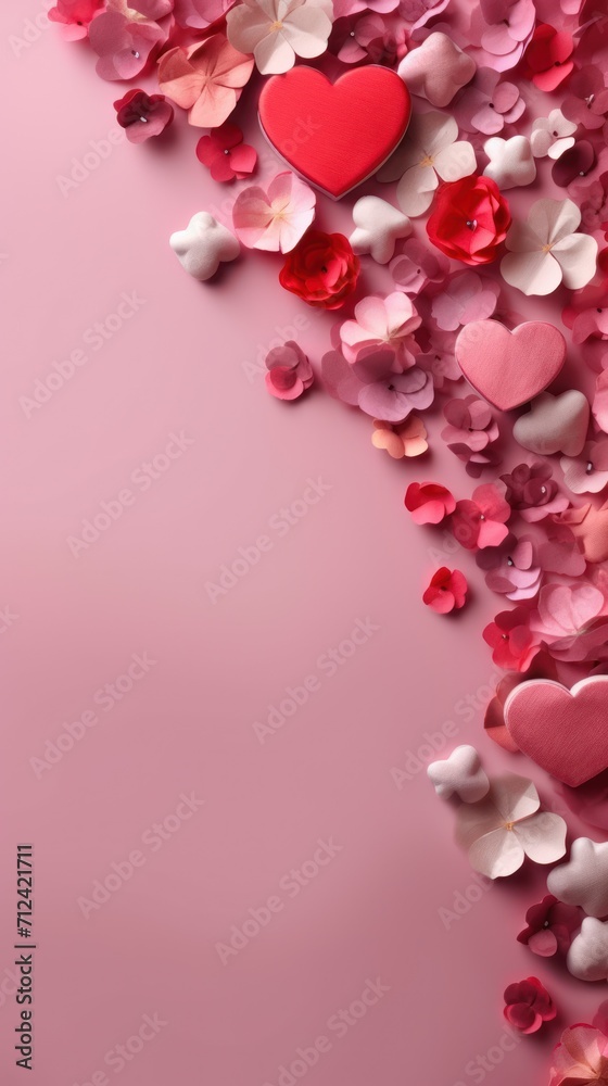 Cute Valentine's day design. Valentine's day. Romance background Cute Valentine's day design. Valentine's day. Romance background