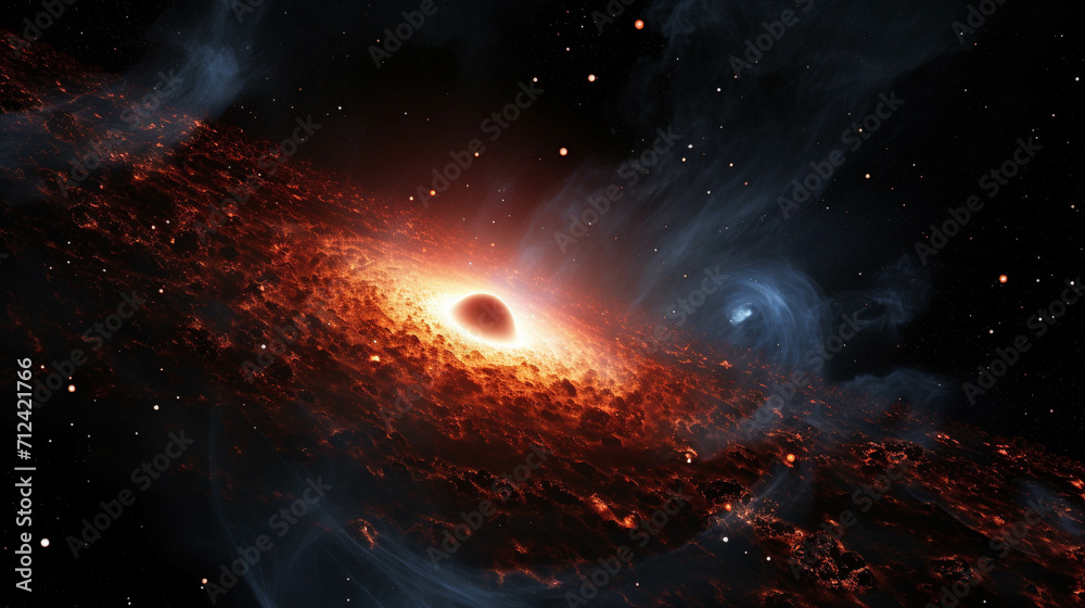 Fototapeta premium galaxy in space high definition photographic creative image