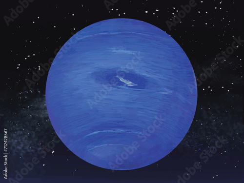 海王星横宇宙バック