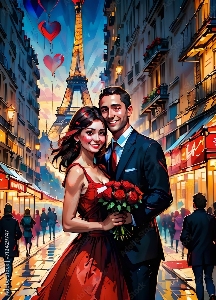 Bouquet De Rose Rouge Paris