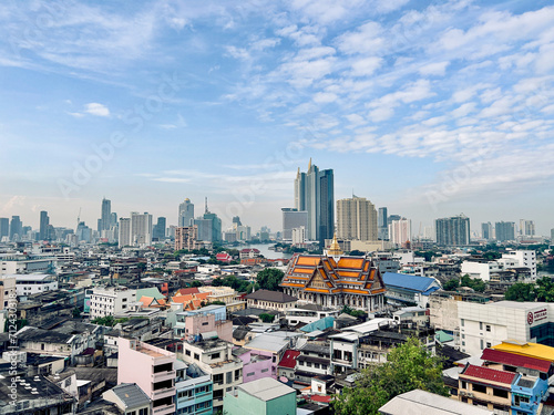 Bangkok Thailand  city skyline.