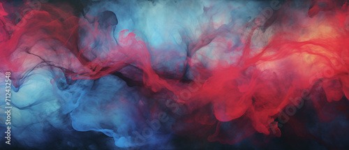 Abstract watercolor paint background, smoke-like effect.