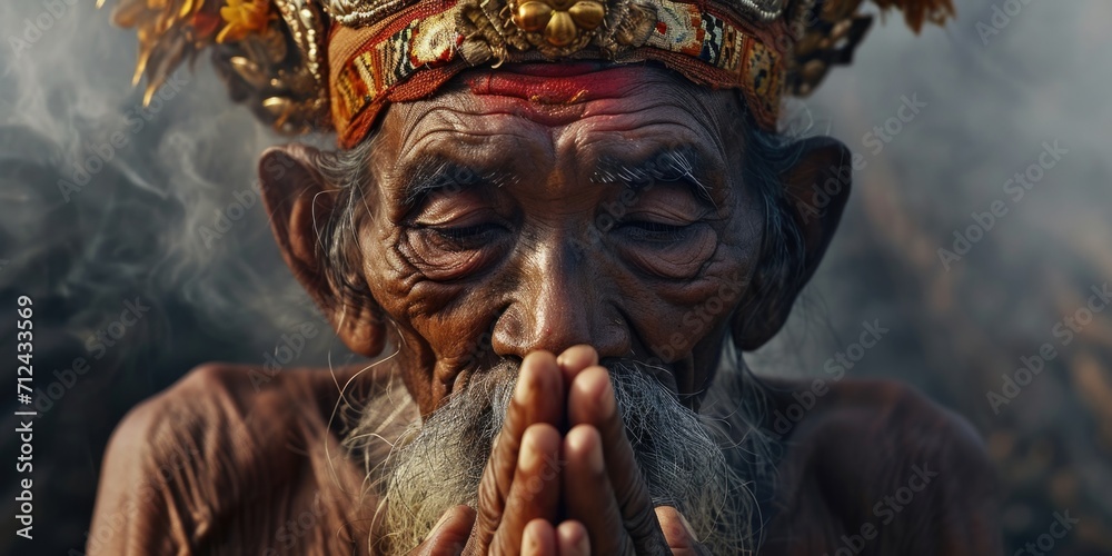 A close-up photograph of a person wearing a hat. This image can be used in various contexts