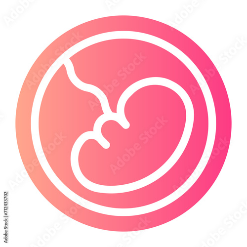 fetus gradient icon
