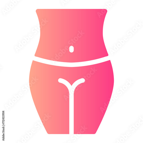 vagina gradient icon