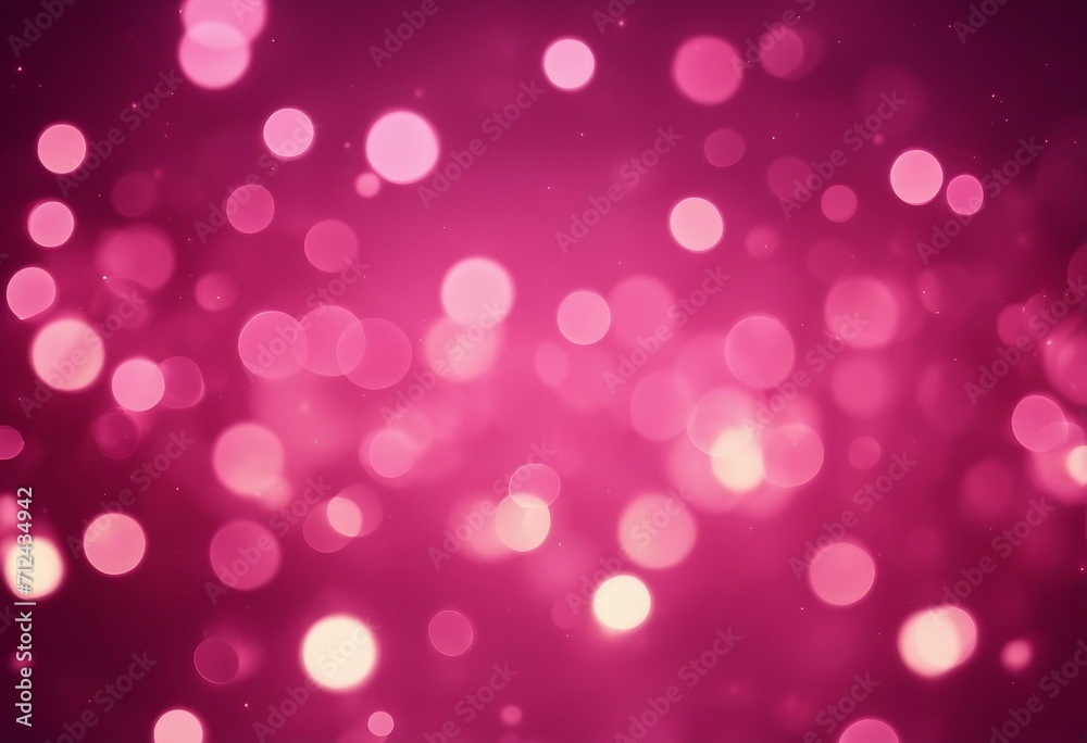Pink glow particle abstract bokeh background