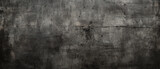 Black scratched grunge background, black and grey texture.
