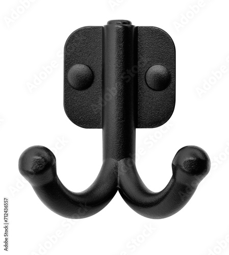 Black hook hanger photo