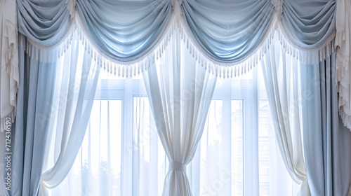 Stunning and sophisticated drapes  set apart on a white background.