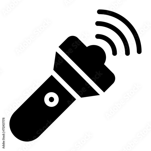 ultrasound glyph icon
