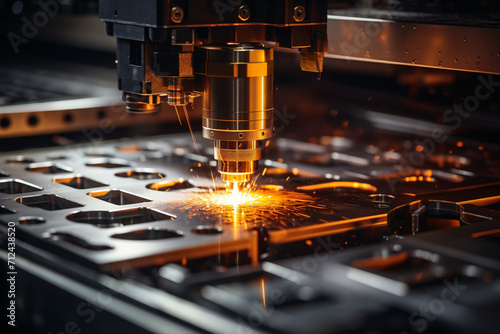 Using advanced CNC-Laser-Cutting technology, complex industrial components can be crafted with great precision.