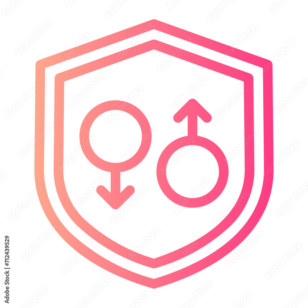 homosexual gradient icon homosexual gradient icon