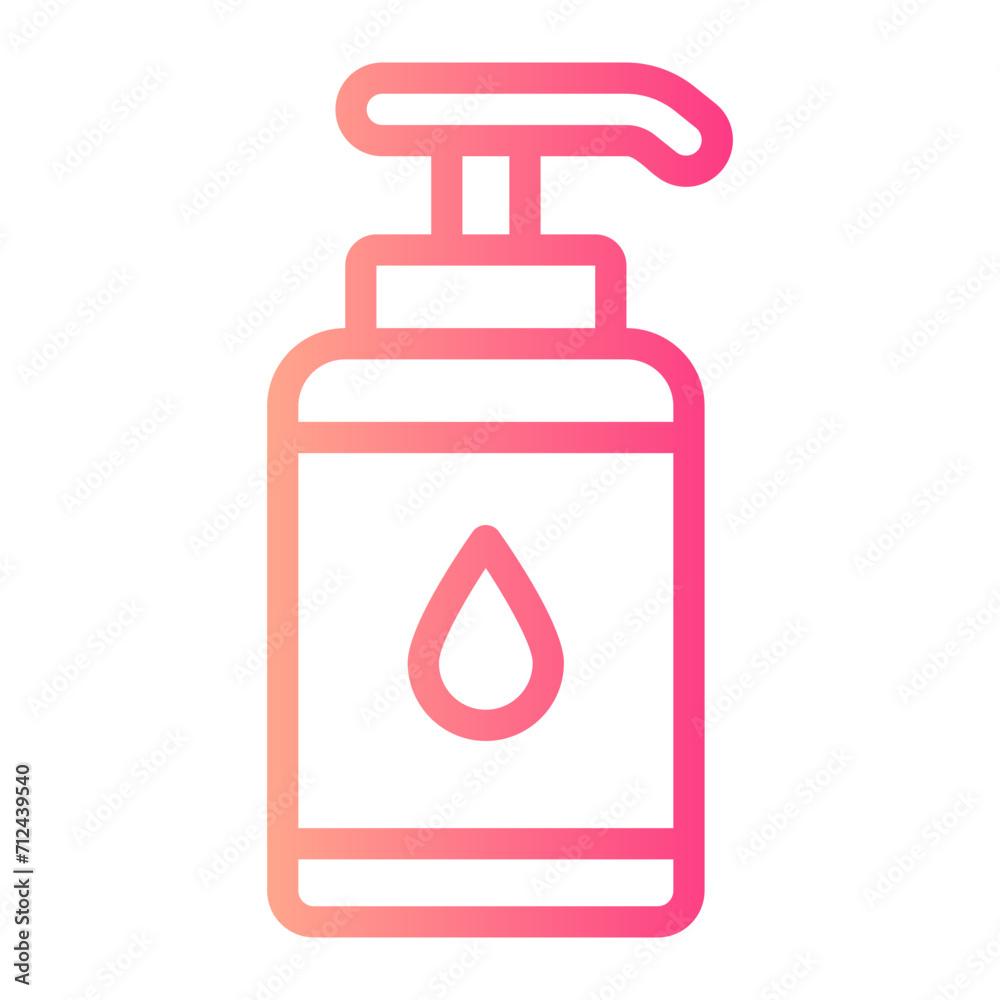 Fototapeta premium lotion gradient icon