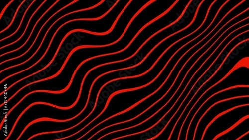 Abstract wavy line digital color background. Animated wavy striped pattern motion graphic background.
