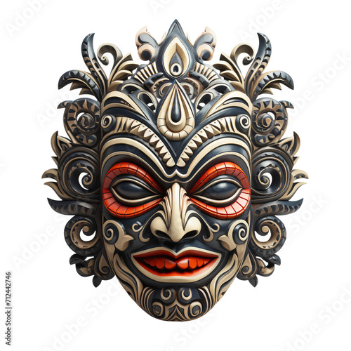 Tribal mask isolated on png background. © prasong.