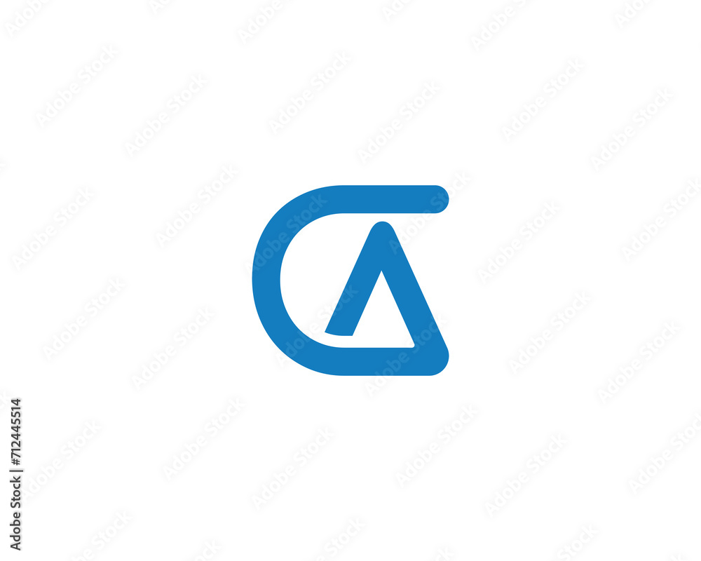 CA LOGO DESIGN VECTOR TEMPLATE CA LOGO DESIGN VECTOR TEMPLATE