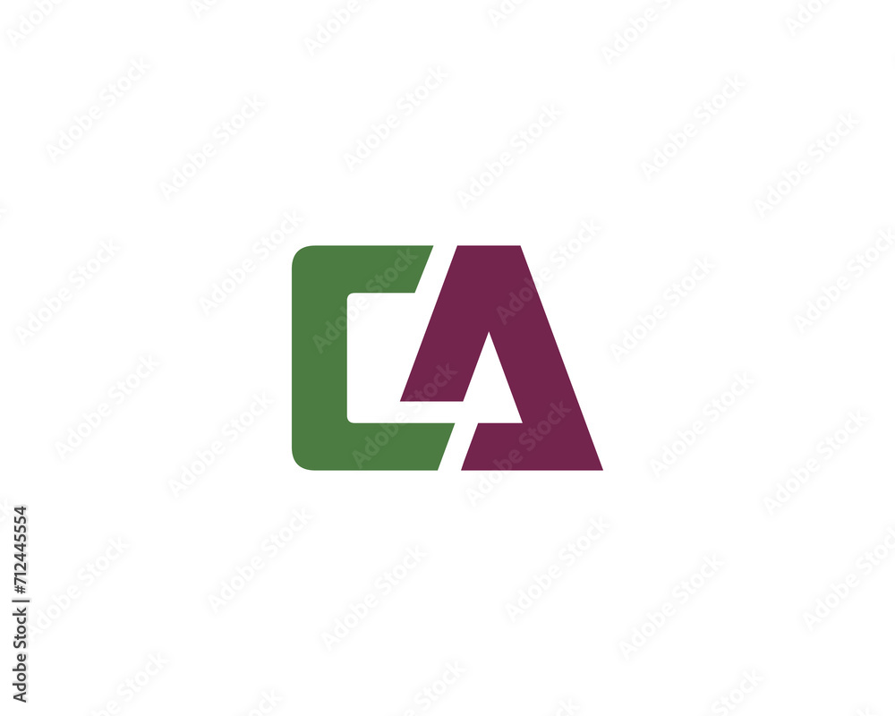 CA LOGO DESIGN VECTOR TEMPLATE CA LOGO DESIGN VECTOR TEMPLATE