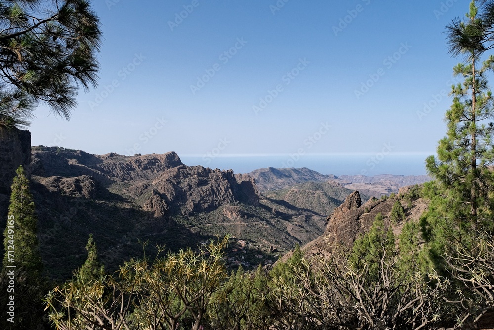 In the mountains of Gran Canaria