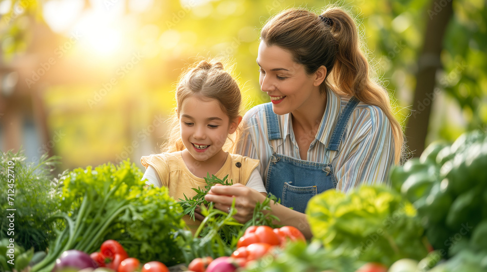 Mother and daughter having fun with the vegetables, Happy time in the kitchen, Cooking Success. Joyful Mom And Little Daughter Preparing Dinner And Giving High Five, Having Fun In Modern Kitchen Mother and daughter having fun with the vegetables, Happy time in the kitchen, Cooking Success. Joyful Mom And Little Daughter Preparing Dinner And Giving High Five, Having Fun In Modern Kitchen