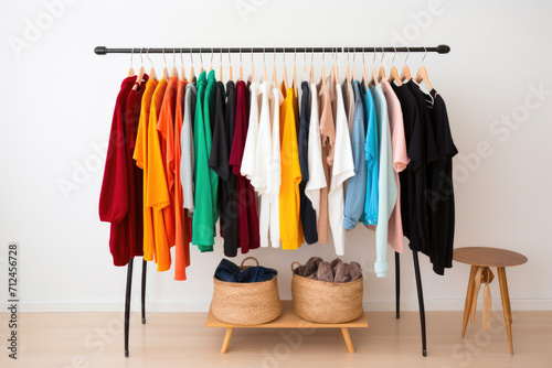 Minimalist Fashion Gallery: A Pop of Color Amidst Brands